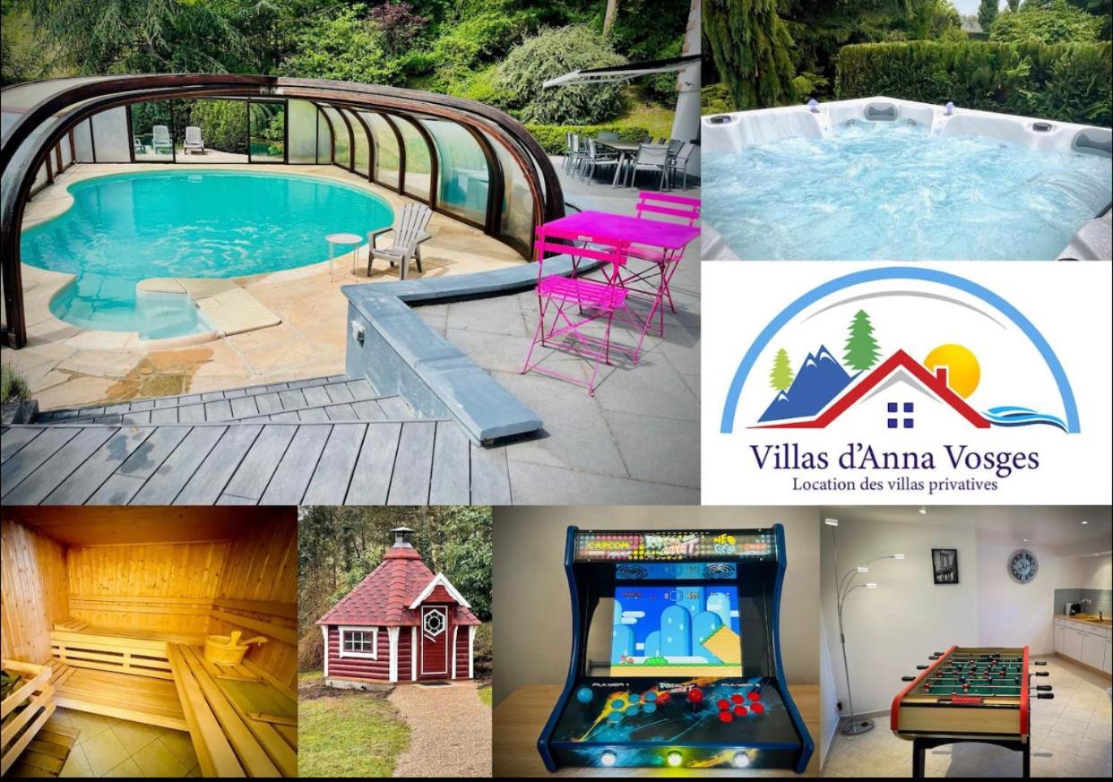 Villa 250M2 Avec Piscine Chauffee & Spa & Kota-Grill & Sauna Saint-Die-des-Vosges Dış mekan fotoğraf